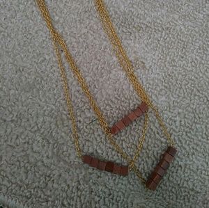 Hand-made sunstone necklace